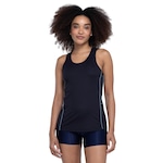 Camiseta Regata Feminina Oxer Vivo PRETO/PETROLEO