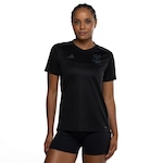 Camisa do Flamengo III 23 adidas Feminina Torcedor PRETO