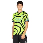 Camisa do Arsenal II 23 adidas Masculina Torcedor Amarelo/Preto