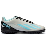 Chuteira Society adidas X Crazyfast Messi.4 - Adulto PRATA/AZUL