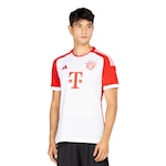 Camisa do Bayern de Munique I 23 adidas Masculina Torcedor ROSA CLARO