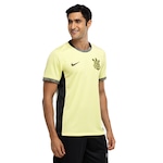 Camisa do Corinthians III 23 Torcedor - Masculina Amarelo/Preto