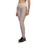 Calça Legging Feminina Oxer New Zig Média Compressão Cós Alto BEGE