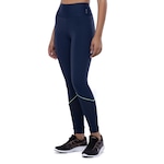 Calça Legging Feminina Oxer Cós Médio Respirabilidade Alta Compressão AZUL ESC/VERDE CLA