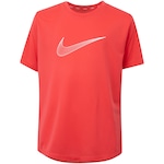 Camiseta Infantil Nike Manga Curta Dri-Fit One SS Top LARANJA/BRANCO