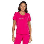 Camiseta Feminina Nike Dri-Fit Swoosh Hbr SS ROSA/ROSA CLA