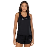 Camiseta Regata Feminina Nike Dri-Fit Swoosh HBR PRETO/CINZA