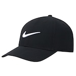 Boné Aba Curva Nike Dri-Fit Fly  Club Cap Strapback - Adulto PRETO/BRANCO