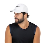 Boné Aba Curva Nike Dri-Fit Fly  Club Cap Strapback - Adulto BRANCO/PRETO