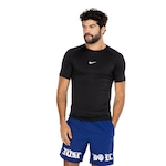 Camiseta Masculina Nike Np Dri-Fit Tight Top SS PRETO/BRANCO