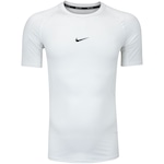 Camiseta Masculina Nike Np Dri-Fit Tight Top SS BRANCO/PRETO