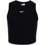 Blusa Cropped Regata Feminina Nike Sportswear Essentials PRETO