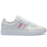 Tênis adidas Grand Court Base 2.0 - Feminino BRANCO/ROSA