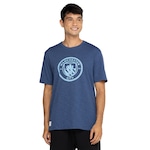 Camiseta do Manchester City Masculina Escudo Azul Esc Mescla