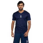 Camiseta UCL UEFA Masculina Perf Premium AZUL ESCURO