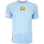 Camiseta Manchester City Masculina Retrô 2007 AZUL CLARO