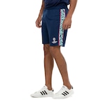 Bermuda Masculina UCL Recorte Class AZUL ESC/VERDE CLA