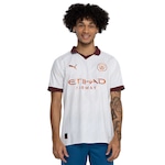 Camisa do Manchester City II 23 Puma Masculina Jogador BRANCO