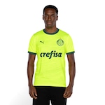 Camisa do Palmeiras III 23 Puma Masculina Torcedor Amarelo Fluor