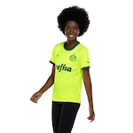 Camisa do Palmeiras III 23 Puma Feminina Torcedor Amarelo Fluor