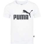 Camiseta Infantil Puma Essentials Logo Tee BRANCO