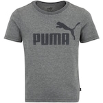 Camiseta Infantil Puma Essentials Logo Tee CINZA