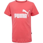 Camiseta Puma Feminina Essentials Logo G ROSA