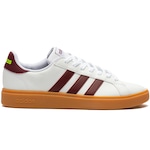 Tênis adidas Grand Court Base 2.0 - Masculino BRANCO/VINHO