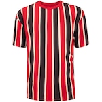 Camiseta do São Paulo Masculina Retrô 1931 Vermelho/Preto