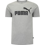 Camiseta Puma Masculina Manga Curta Essentials Logo Tee MESCLA