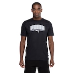 Camiseta Masculina Puma Manga Curta Graphics Hip Hop PRETO