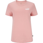 Camiseta Puma Ess Small Logo Tee Fem ROSA