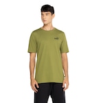 Camiseta Masculina Puma Manga Curta Essentials Small Logo VERDE