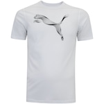 Camiseta Masculina Puma Training Graphic Cat BRANCO