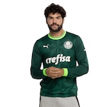 Camisa Manga Longa do Palmeiras I 23 Puma Masculina Torcedor VERDE