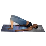 Tapete de Yoga Viva Zen CBB Aveludado Signos 183x61 cm AZUL ESC/ROXO CLA