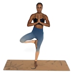 Tapete de Yoga Viva Zen CBB Místico 183x61 cm MARROM CLARO