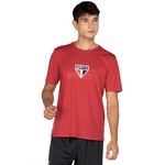 Camiseta do São Paulo Masculina Embossed VERMELHO