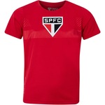 Camiseta do São Paulo Infantil Embossed VERMELHO