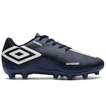 Chuteira de Campo Umbro Ultraskin - Júnior AZUL ESC/BRANCO