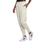 Calça Jogger Feminina Oxer Moletom Bolso Seguro BEGE