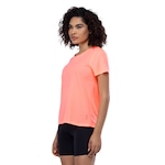 Camiseta Feminina Oxer Manga Curta Flat Respirável Coral