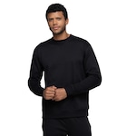 Blusa de Moletom Masculina Oxer Gola Careca PRETO