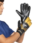 Luvas de Goleiro Poker Training Focus Adulto PRETO/AMARELO ESC