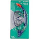 Kit de Mergulho Oxer Mero Snorkel e Máscara AZUL