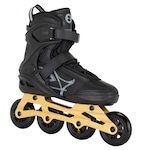 Patins Oxer Byte Adulto PRETO/OURO