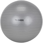 Bola de Pilates Oxer com Bomba de Enchimento Ginástica 65cm CINZA CLARO