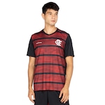 Camiseta do Flamengo Masculina Braziline Pround PRETO/VINHO