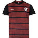 Camiseta do Flamengo Infantil Braziline Pround PRETO/VINHO