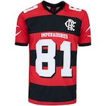 Camiseta do Flamengo Braziline Masculina Essay Vermelho/Preto